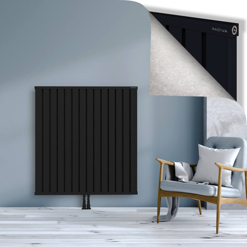 OBI Dekoratif Alüminyum Radyatör 1200x1124 Siyah