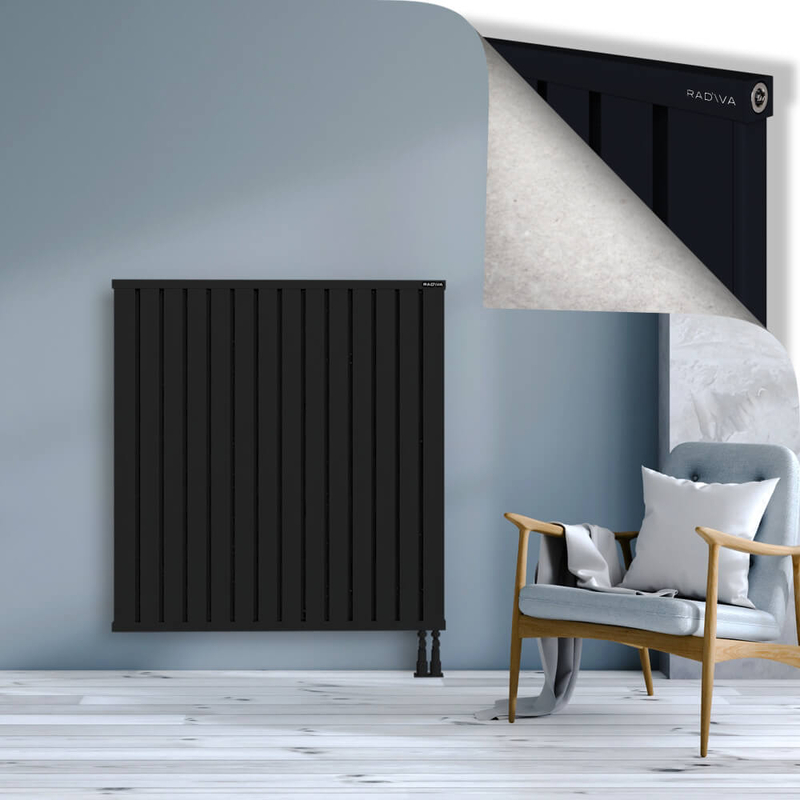OBI Dekoratif Alüminyum Radyatör 1200x1124 Siyah