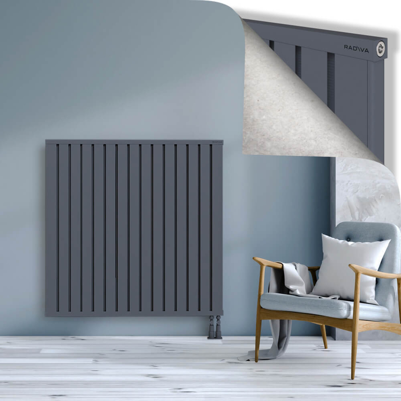 OBI Dekoratif Alüminyum Radyatör 1200x1204 Antrasit