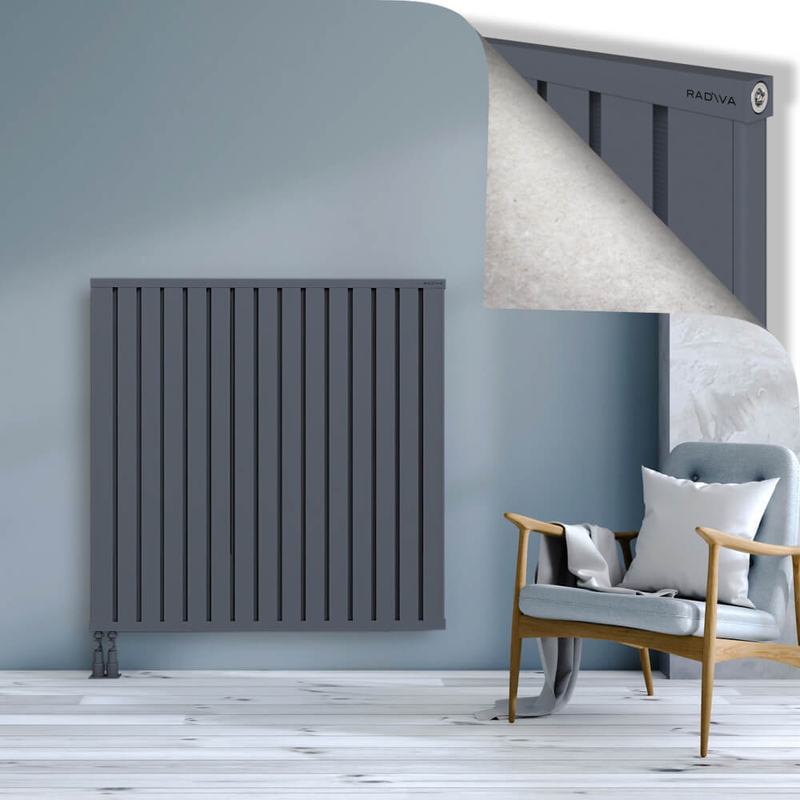 OBI Dekoratif Alüminyum Radyatör 1200x1204 Antrasit