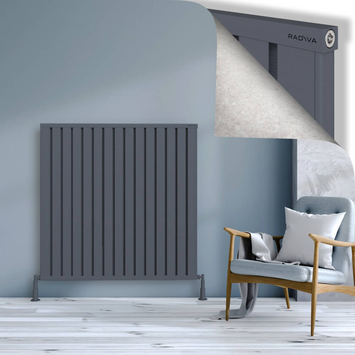 Radiva - Obi Dekoratif Alüminyum Radyatör 1200x1204 Antrasit
