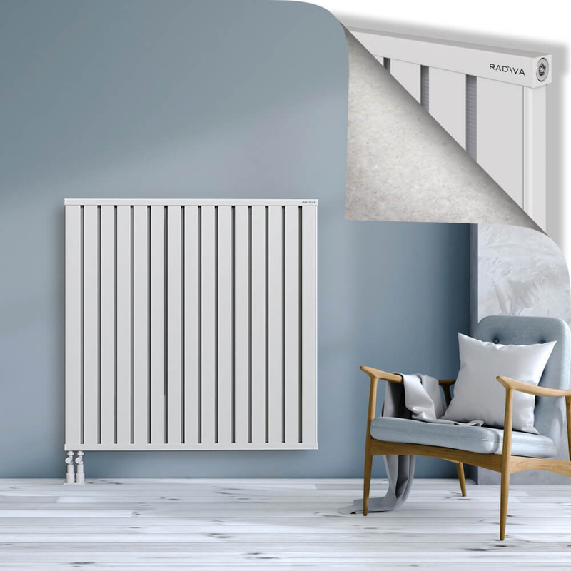 OBI Dekoratif Alüminyum Radyatör 1200x1204 Beyaz