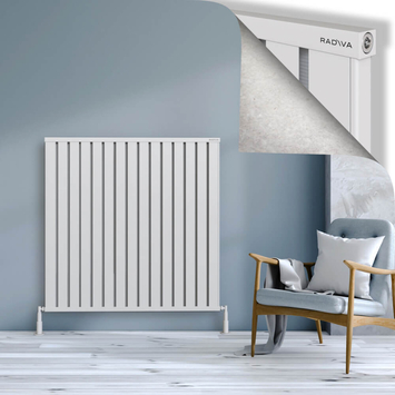 Radiva - Obi Dekoratif Alüminyum Radyatör 1200x1204 Beyaz