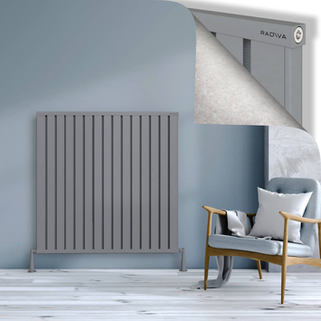 Radiva - Obi Dekoratif Alüminyum Radyatör 1200x1204 Gri