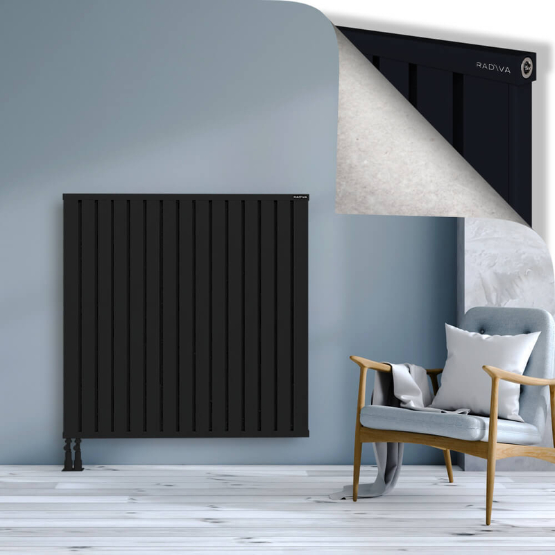 OBI Dekoratif Alüminyum Radyatör 1200x1204 Siyah