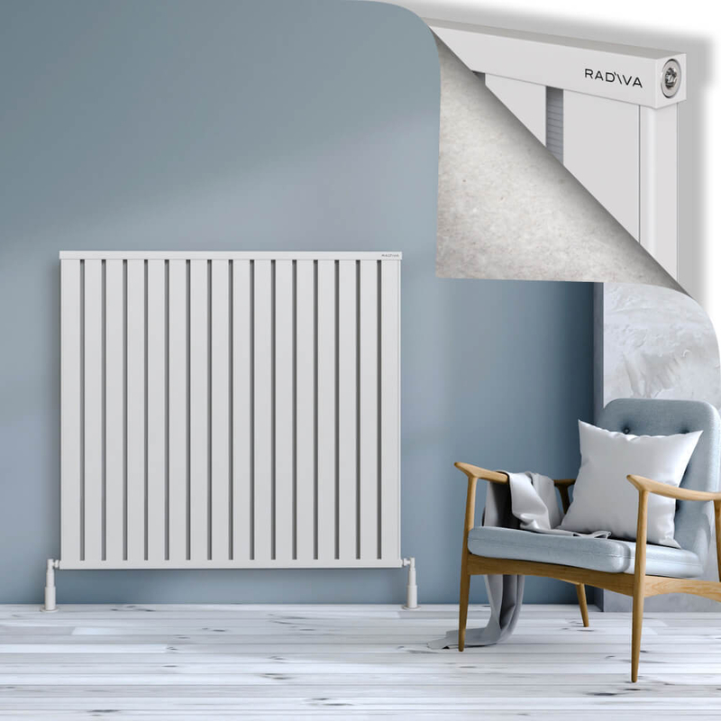 OBI Dekoratif Alüminyum Radyatör 1200x1284 Beyaz