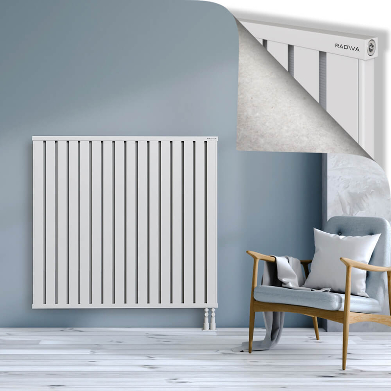 OBI Dekoratif Alüminyum Radyatör 1200x1284 Beyaz