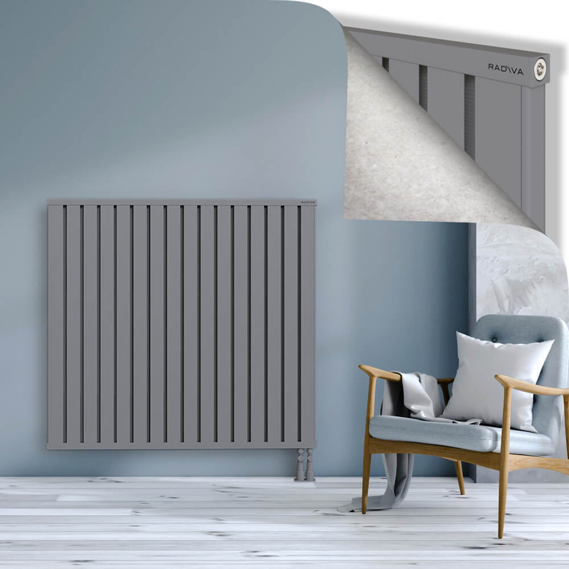 OBI Dekoratif Alüminyum Radyatör 1200x1284 Gri