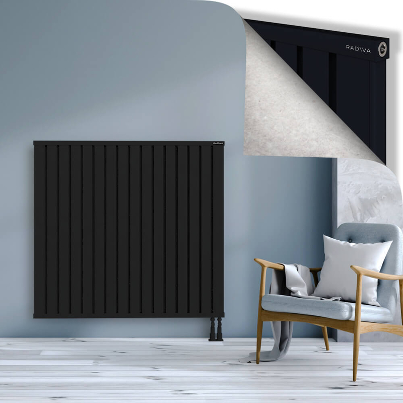 OBI Dekoratif Alüminyum Radyatör 1200x1284 Siyah