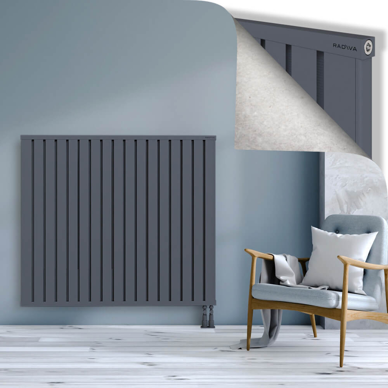 OBI Dekoratif Alüminyum Radyatör 1200x1364 Antrasit