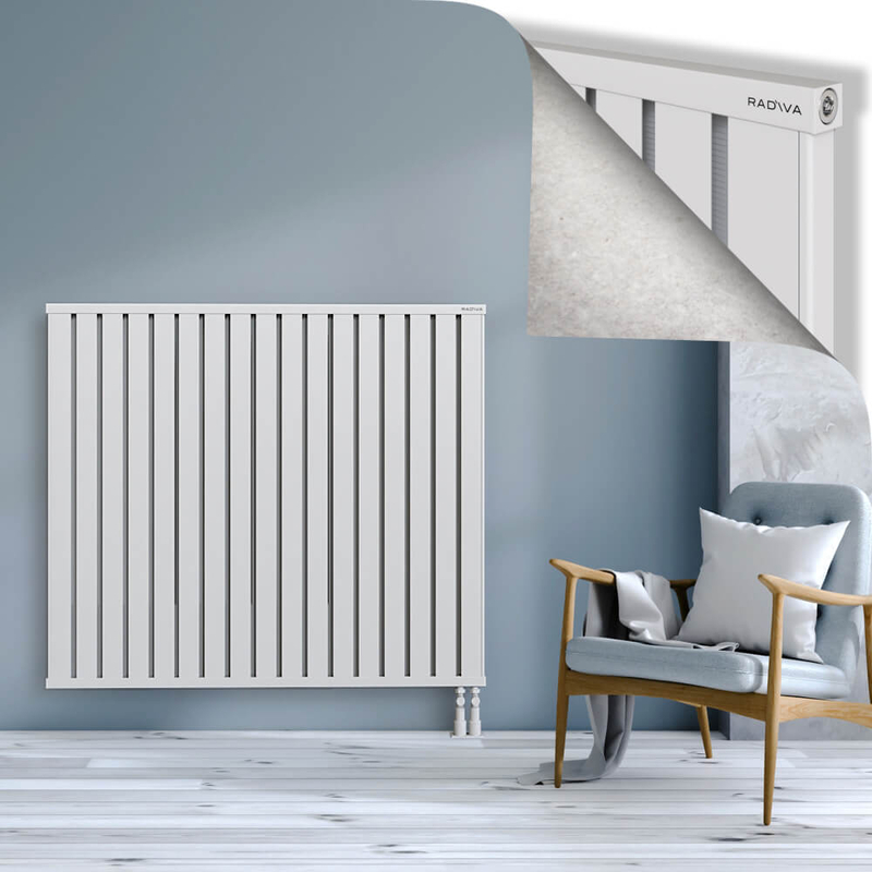 OBI Dekoratif Alüminyum Radyatör 1200x1364 Beyaz