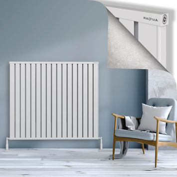 Radiva - Obi Dekoratif Alüminyum Radyatör 1200x1364 Beyaz