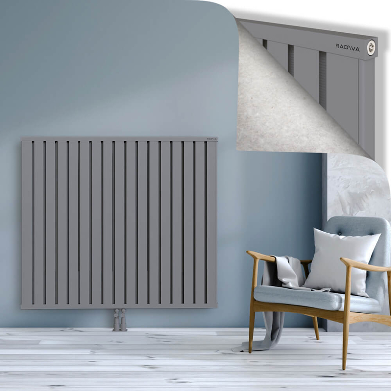 OBI Dekoratif Alüminyum Radyatör 1200x1364 Gri