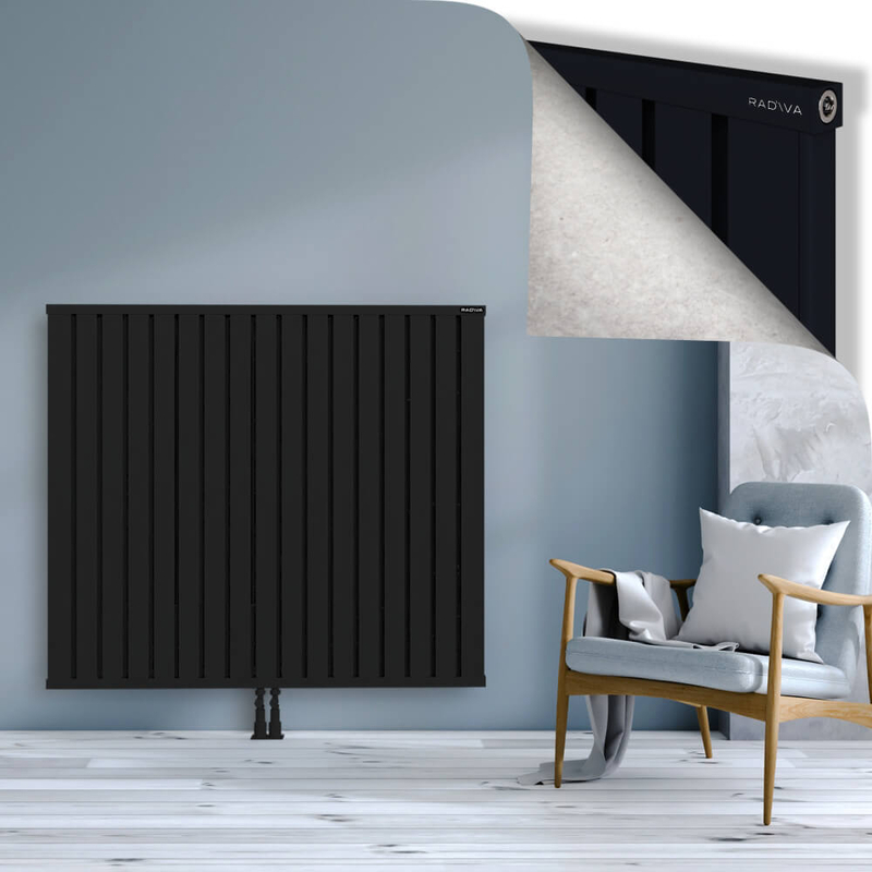 OBI Dekoratif Alüminyum Radyatör 1200x1364 Siyah