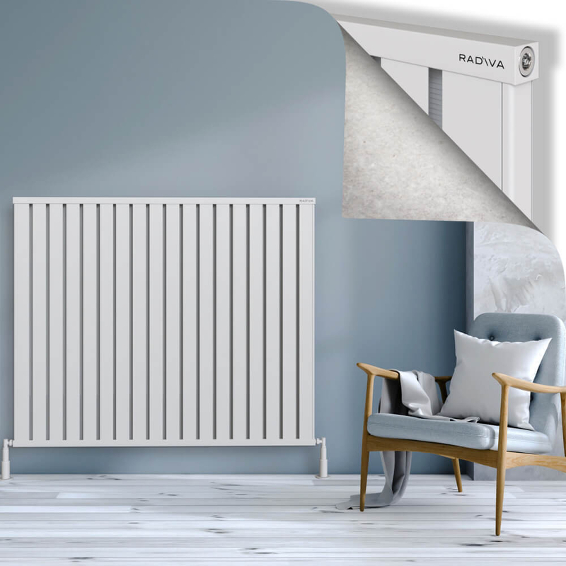 OBI Dekoratif Alüminyum Radyatör 1200x1444 Beyaz