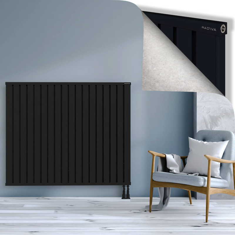 OBI Dekoratif Alüminyum Radyatör 1200x1444 Siyah