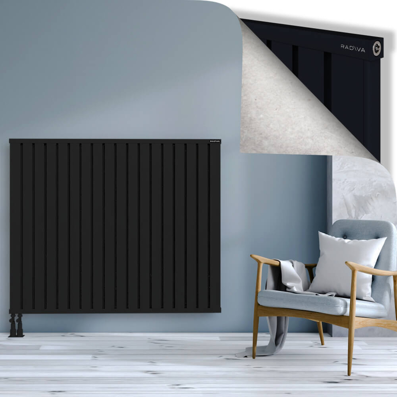 OBI Dekoratif Alüminyum Radyatör 1200x1444 Siyah