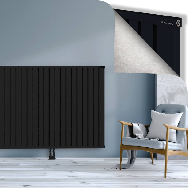 OBI Dekoratif Alüminyum Radyatör 1200x1524 Siyah