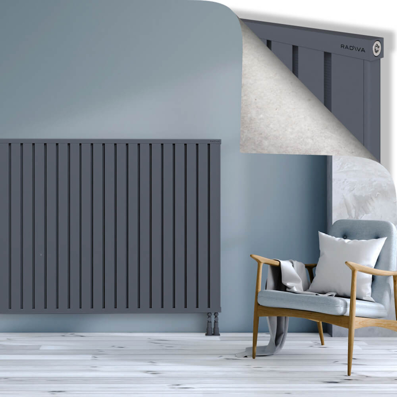 OBI Dekoratif Alüminyum Radyatör 1200x1684 Antrasit