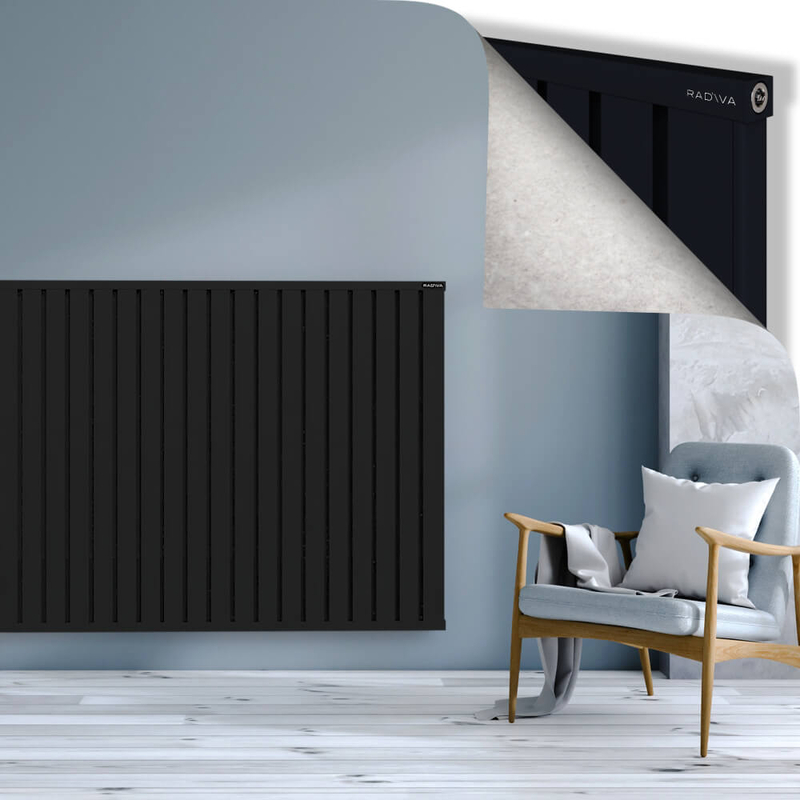 OBI Dekoratif Alüminyum Radyatör 1200x1684 Siyah