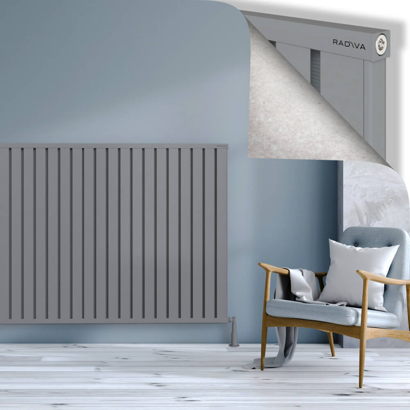 OBI Dekoratif Alüminyum Radyatör 1200x1924 Gri