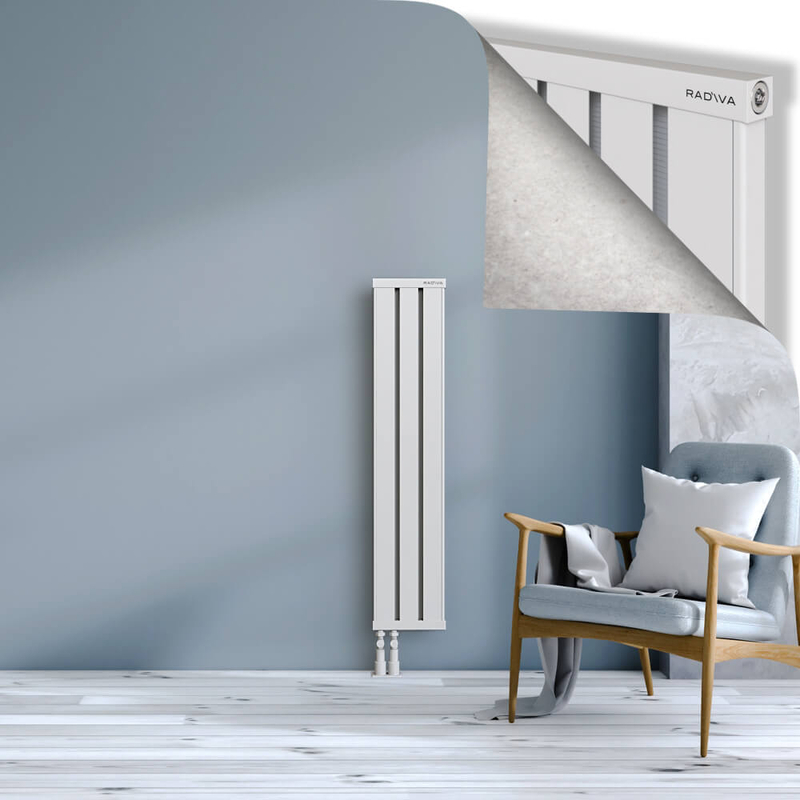 OBI Dekoratif Alüminyum Radyatör 1200x244 Beyaz