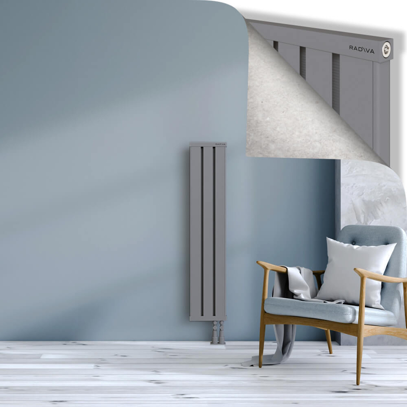OBI Dekoratif Alüminyum Radyatör 1200x244 Gri