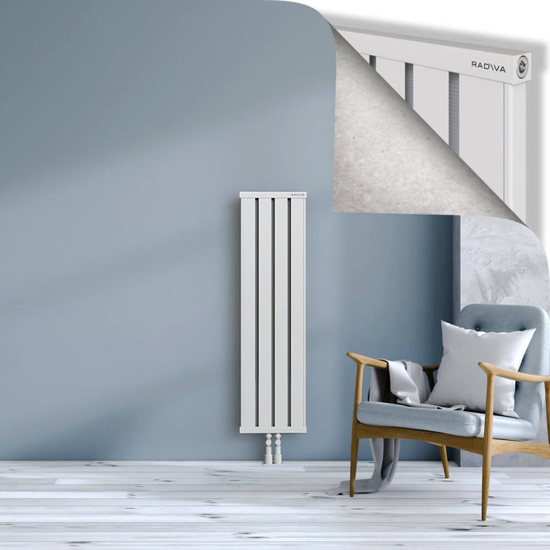 OBI Dekoratif Alüminyum Radyatör 1200x324 Beyaz