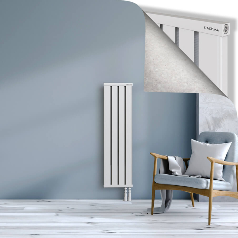 OBI Dekoratif Alüminyum Radyatör 1200x324 Beyaz