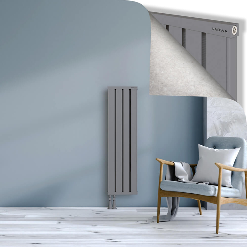 OBI Dekoratif Alüminyum Radyatör 1200x324 Gri