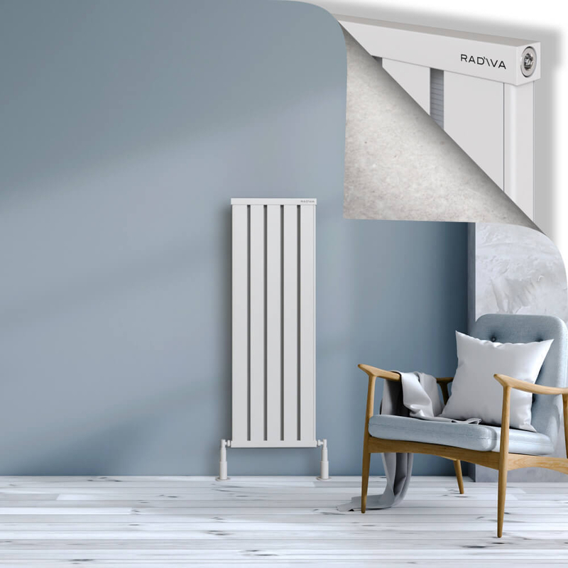 OBI Dekoratif Alüminyum Radyatör 1200x404 Beyaz