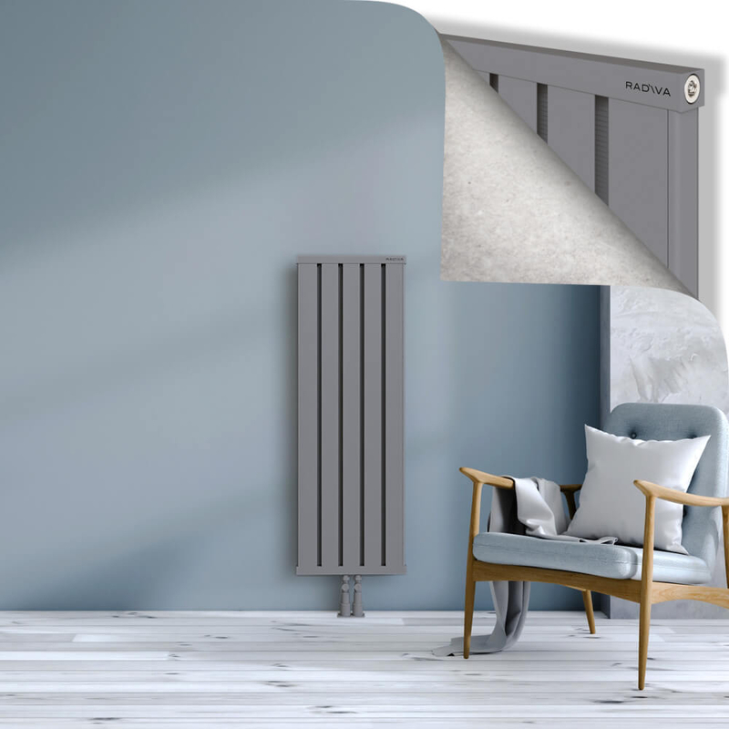 OBI Dekoratif Alüminyum Radyatör 1200x404 Gri