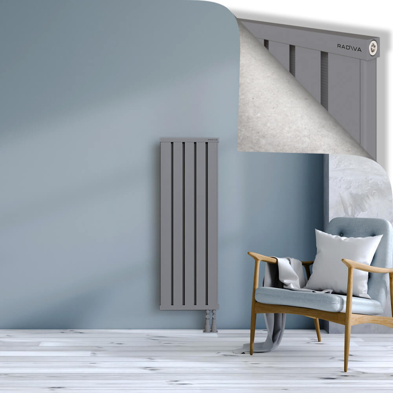 OBI Dekoratif Alüminyum Radyatör 1200x404 Gri