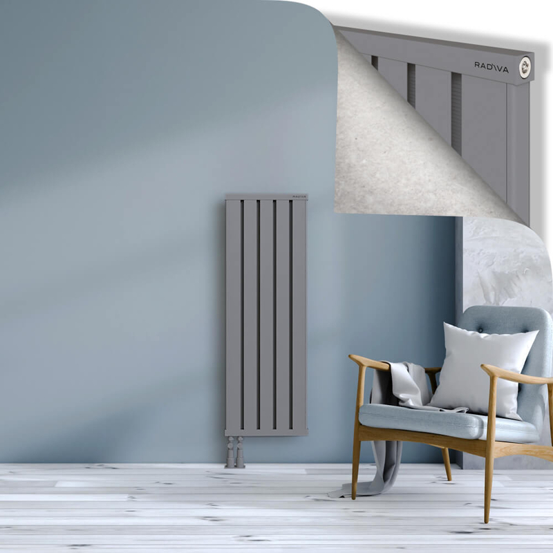 OBI Dekoratif Alüminyum Radyatör 1200x404 Gri