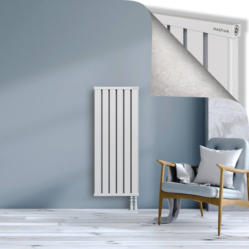 OBI Dekoratif Alüminyum Radyatör 1200x484 Beyaz