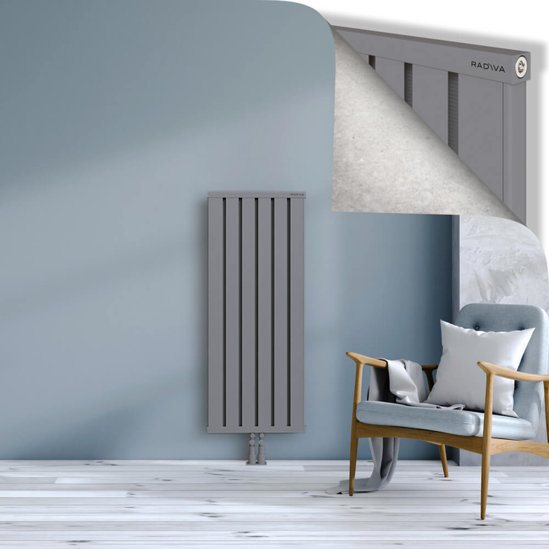 OBI Dekoratif Alüminyum Radyatör 1200x484 Gri