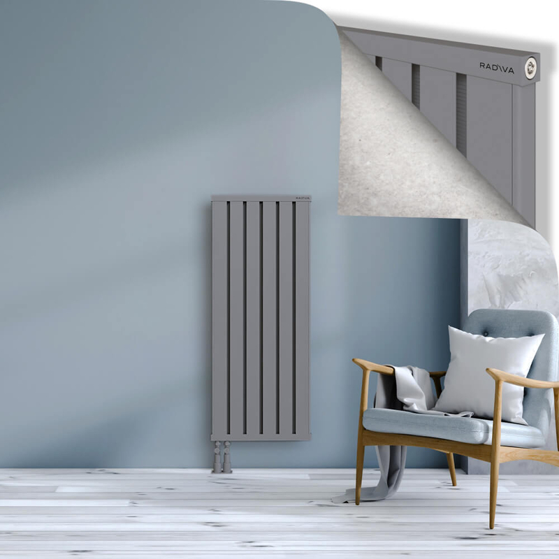 OBI Dekoratif Alüminyum Radyatör 1200x484 Gri