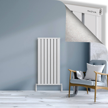 Radiva - Obi Dekoratif Alüminyum Radyatör 1200x564 Beyaz