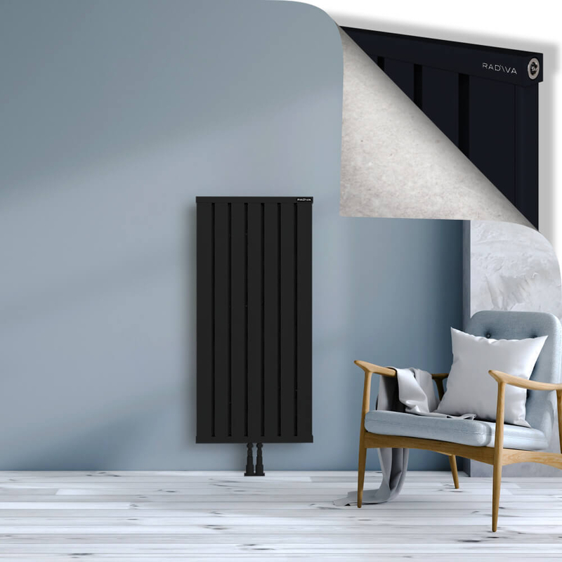OBI Dekoratif Alüminyum Radyatör 1200x564 Siyah