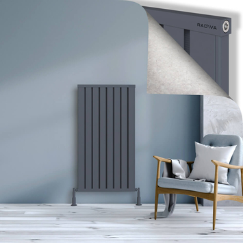 Radiva - Obi Dekoratif Alüminyum Radyatör 1200x644 Antrasit