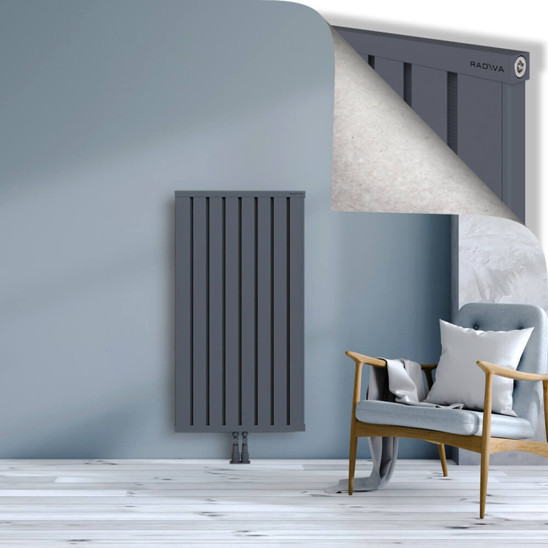 OBI Dekoratif Alüminyum Radyatör 1200x644 Antrasit