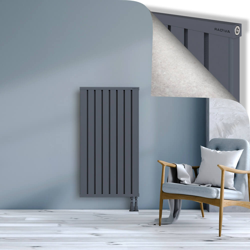 OBI Dekoratif Alüminyum Radyatör 1200x644 Antrasit