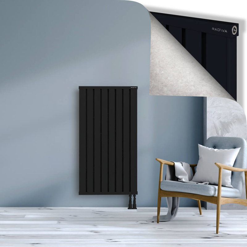 OBI Dekoratif Alüminyum Radyatör 1200x644 Siyah