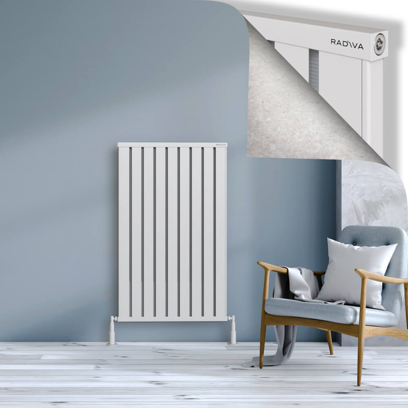 OBI Dekoratif Alüminyum Radyatör 1200x724 Beyaz