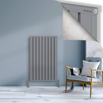 Radiva - Obi Dekoratif Alüminyum Radyatör 1200x724 Gri