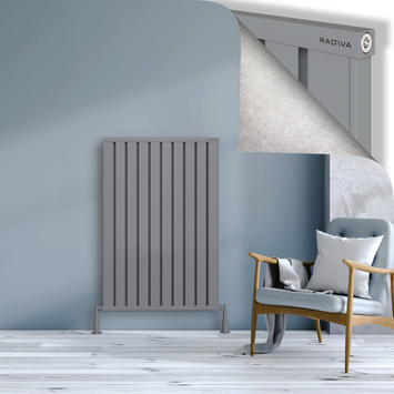 Radiva - Obi Dekoratif Alüminyum Radyatör 1200x804 Gri