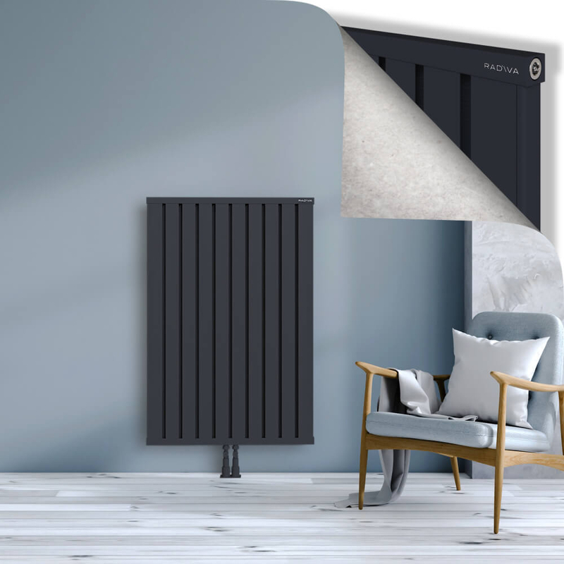 OBI Dekoratif Alüminyum Radyatör 1200x804 Koyu Antrasit