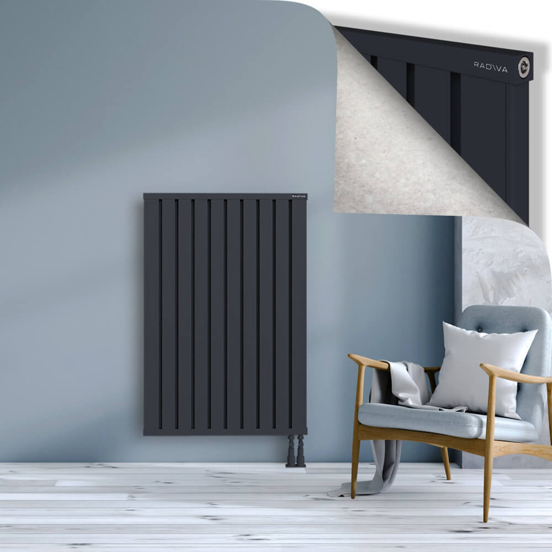 OBI Dekoratif Alüminyum Radyatör 1200x804 Koyu Antrasit