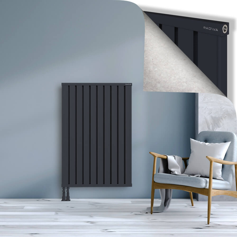 OBI Dekoratif Alüminyum Radyatör 1200x804 Koyu Antrasit