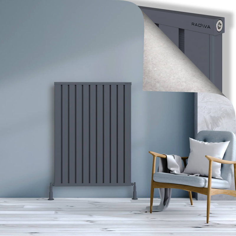 OBI Dekoratif Alüminyum Radyatör 1200x884 Antrasit